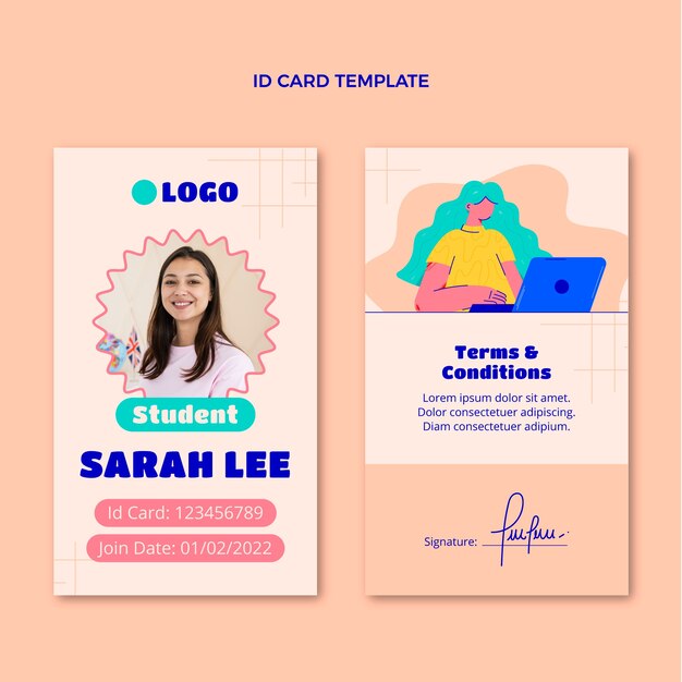 School Id Card Template